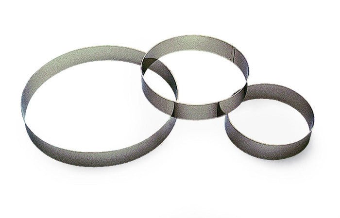 GOBEL St/st custard ring - Thickness 10/10th - Ø200 mm h35 mm 865140 - iFoodservice Online