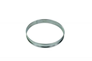 GOBEL St/st deep tart ring - Rolled edges - 4/10 thickness - Ø200 mm / h27 mm 834950 - iFoodservice Online