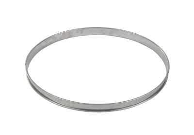 GOBEL St/st deep tart ring - Rolled edges - 4/10 thickness - Ø280 mm / h27 mm 834990 - iFoodservice Online