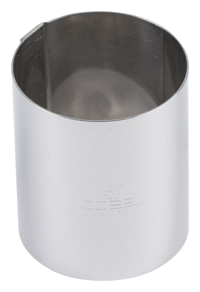 GOBEL St/st ice cream cake ring - Thickness 10/10th - Ø80 mm h 60 mm (Pack of 6) 865680 - iFoodservice Online