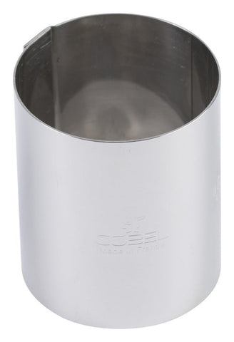 GOBEL St/st ice cream cake ring - Thickness 10/10th - Ø80 mm h 60 mm (Pack of 6) 865680 - iFoodservice Online