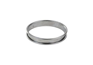 GOBEL St/st tart ring - Rolled edges - 4/10 thickness - Ø160 mm / h20 mm 824943 - iFoodservice Online