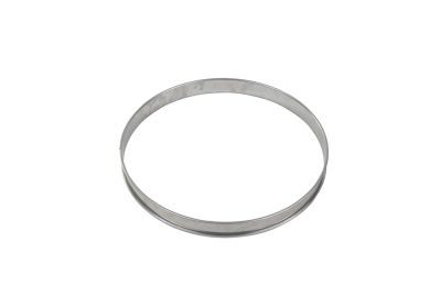 GOBEL St/st tart ring - Rolled edges - 4/10 thickness - Ø200 mm / h20 mm 824950 - iFoodservice Online