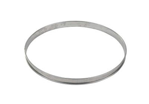 GOBEL St/st tart ring - Rolled edges - 4/10 thickness - Ø260 mm / h20 mm 824980 - iFoodservice Online