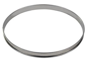 GOBEL St/st tart ring - Rolled edges - 4/10 thickness - Ø320 mm / h20 mm 824994 - iFoodservice Online