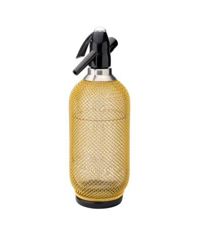 Hospitality Brands Harlequin 1 L Gold Syphon HB90210 - 001 - iFoodservice Online