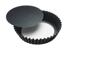Louis Tellier Gobel Deep Loose Base Fluted Cake Mold Diam 4'' X 1 1/4''H (224810) - iFoodservice Online