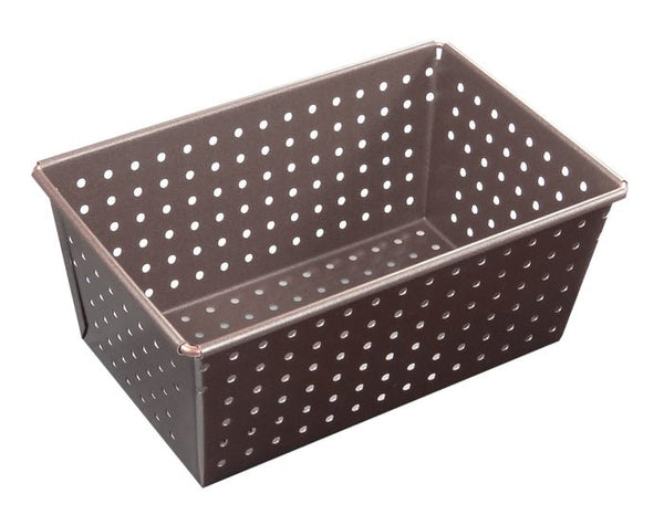 Louis Tellier Gobel Non - Stick Perforated Bread Pan 10 5/8'' X 3 1/8'' H (223690) - iFoodservice Online