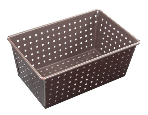 Louis Tellier Gobel Non - Stick Perforated Bread Pan 10 5/8'' X 3 1/8'' H (223690) - iFoodservice Online