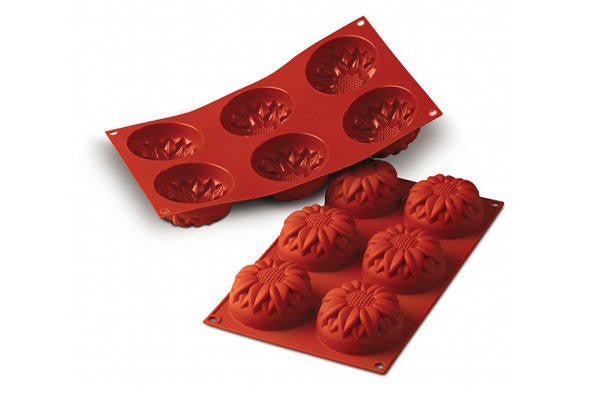 Louis Tellier Silikomart - Big Sunflower Red Mold (SF076) - iFoodservice Online