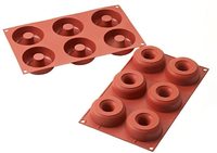 Louis Tellier Silikomart - Donuts Red Mold (SF170) - iFoodservice Online
