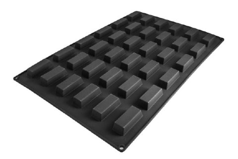 Louis Tellier Silikomart - Financier (36) 60 X 40 Mold (SQ069) - iFoodservice Online