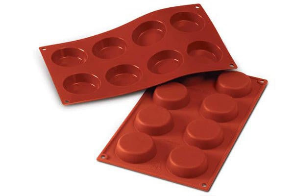 Louis Tellier Silikomart - Flan Mold D 2.35 H 0.67 (SF045) - iFoodservice Online