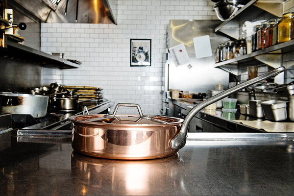 Mafter Bourget Copper Lid, 9 1/2" (365024) - iFoodservice Online