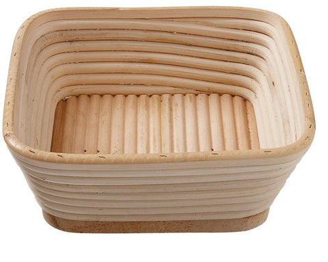 Matfer Banneton Willow Proofing Basket Square 8 3/4" (118528) - iFoodservice Online