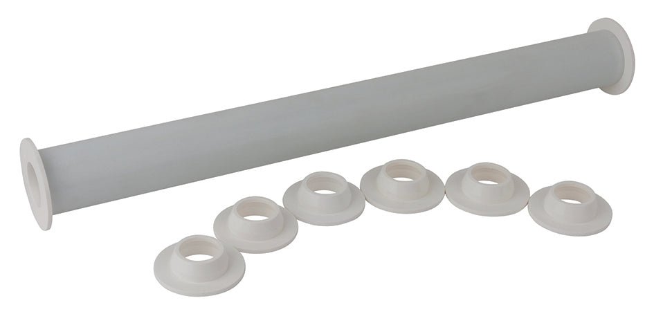Matfer Bourgeat Adjustable Rolling Pin with 11 Thickness Rings (140030) - iFoodservice Online