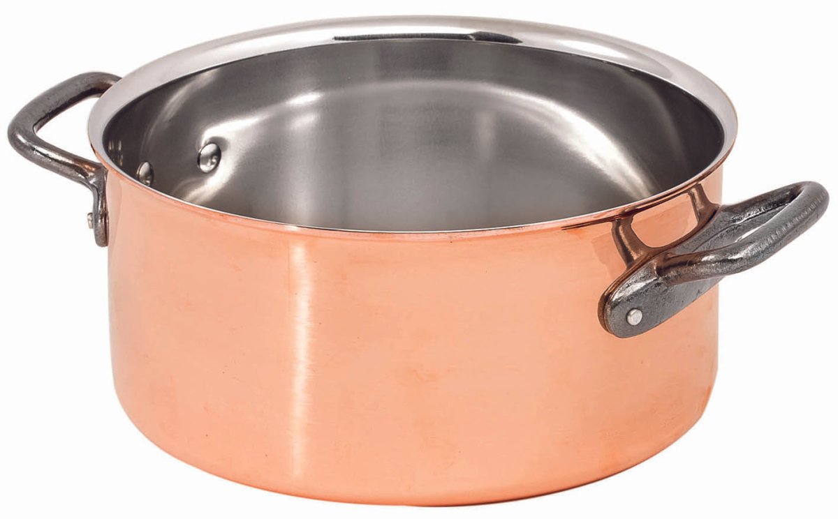 Matfer Bourgeat Bourgeat Copper Casserole 9 1/2" 367024 - iFoodservice Online