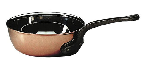 Matfer Bourgeat Bourgeat Copper Flared Saute Pan Without Lid 7 7/8" 373020 - iFoodservice Online