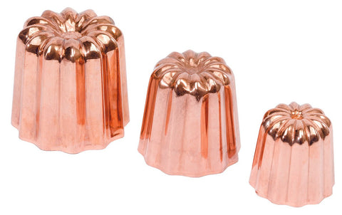 Matfer Bourgeat Cannele Copper Tin - lined Mold, 2 3/16" (340417) - iFoodservice Online