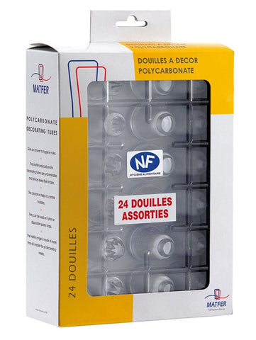 Matfer Bourgeat Decorating Tips – Polycarbonate 166003 (Pack of 24) - iFoodservice Online