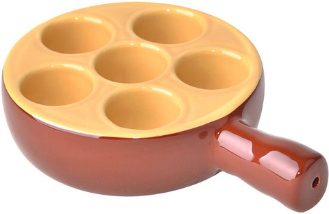 Matfer Bourgeat Escargot Plate 6 Holes 552104 (Pack of 6) - iFoodservice Online