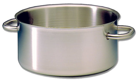 Matfer Bourgeat Excellence Stainless Steel Casserole Pot, 9 1/2" (693024) - iFoodservice Online