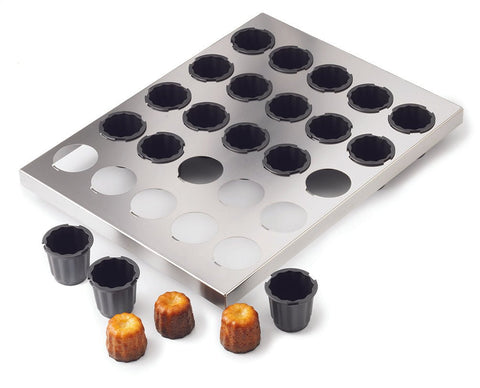 Matfer Bourgeat EXOGLASS® CANNELE BAKING SET 1 1/3" 347415 - iFoodservice Online