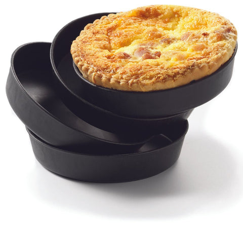 Matfer Bourgeat Exoglass® Quiche Mold 3 1/6" Pack of 50 (345108) - iFoodservice Online