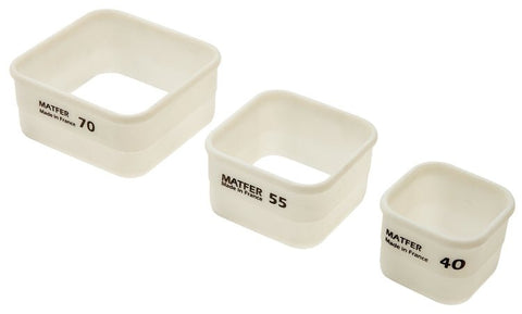Matfer Bourgeat EXOGLASS SQUARE CUTTER 1 1/2" 150241 - iFoodservice Online