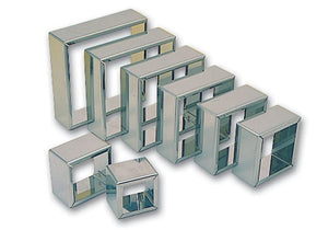 Matfer Bourgeat PLAIN SQUARE CUTTERS SET OF 8 (150320) - iFoodservice Online