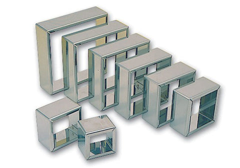 Matfer Bourgeat PLAIN SQUARE CUTTERS SET OF 8 (150320) - iFoodservice Online