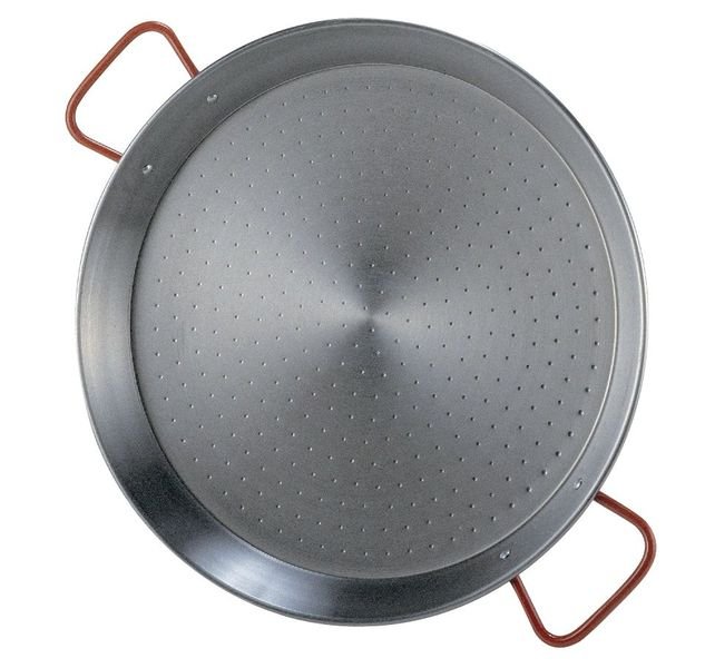 Matfer Bourgeat Polished Steel Paella Pan 35 1/2" (071052) - iFoodservice Online