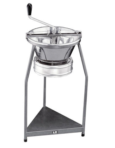 Matfer Bourgeat Rotary Floor Stand Food Mill 15 1/2" (15 Qts.) (P1000) - iFoodservice Online
