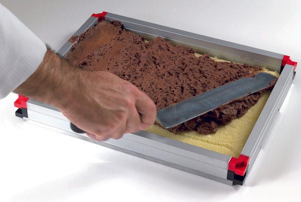 Matfer Bourgeat STACKABLE MOUSSE FRAME - RED 23 5/8" (15 MM) 370108 - iFoodservice Online