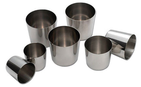 Matfer Bourgeat Stainless Steel Baba Mold 1 3/4" Pack of 6(342476 ) - iFoodservice Online
