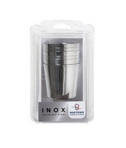 Matfer Bourgeat Stainless Steel Baba Molds Nonstick, 2 1/2" Pack of 6 (342478) - iFoodservice Online