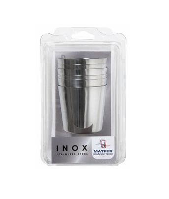 Matfer Bourgeat Stainless Steel Baba Molds Nonstick, 2 1/2" Pack of 6 (342478) - iFoodservice Online