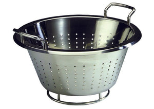 Matfer Bourgeat Stainless Steel Conical Colander 9 1/2" (713824) - iFoodservice Online