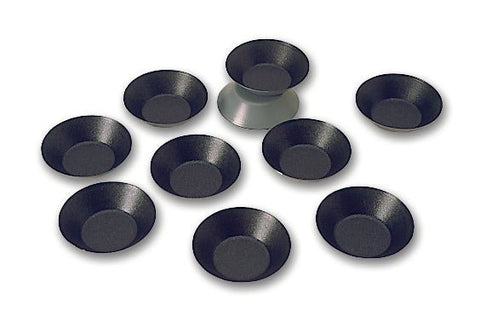 Matfer Bourgeat Steel Non - stick Plain Round Deep Tartlet Mold 1 3/4” Pack of 25 (332691) - iFoodservice Online