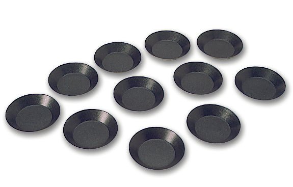 Matfer Bourgeat Steel Non - stick Plain Round Deep Tartlet Mold 2” Pack of 25(332692 ) - iFoodservice Online