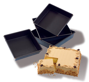 Matfer Bourgeat Steel Non - stick Square Cake Pan 9 1/2" (331666) - iFoodservice Online
