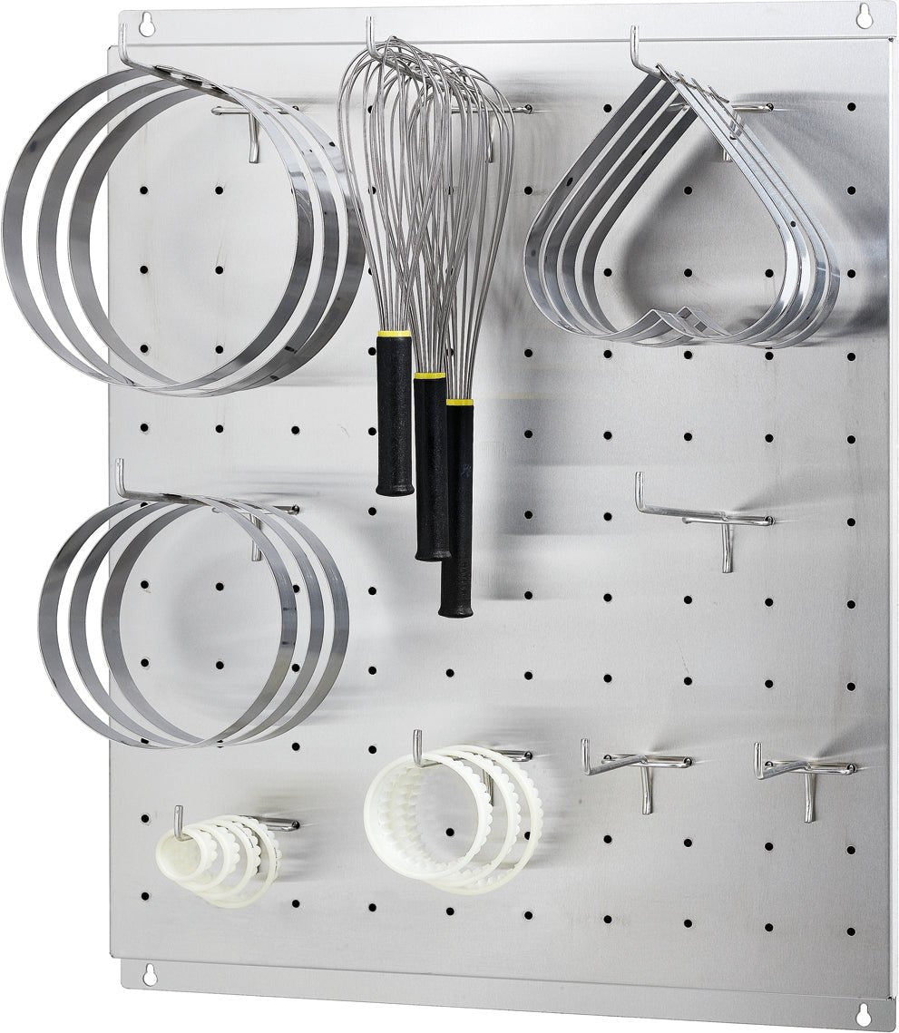 Matfer Bourgeat Utensils Wall Rack - Panel Only 23 3/4" X 27 1/2" 845760 - iFoodservice Online
