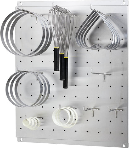 Matfer Bourgeat Utensils Wall Rack - Panel Only 23 3/4" X 27 1/2" 845760 - iFoodservice Online