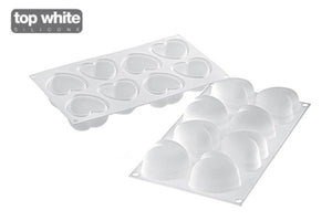 Silikomart CURVE AMORIN100 - Silicone Mould 63x65 H 39 Mm + Cutter (Pack of 10) - iFoodservice Online