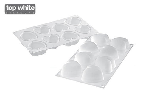 Silikomart CURVE AMORIN100 - Silicone Mould 63x65 H 39 Mm + Cutter (Pack of 10) - iFoodservice Online