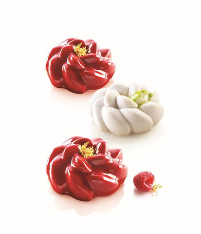 SILIKOMART CURVE FLEUR 90 - SILICONE MOULD N.6 FLEUR ø99 H 35 MM (Pack ok 10 ) - iFoodservice Online
