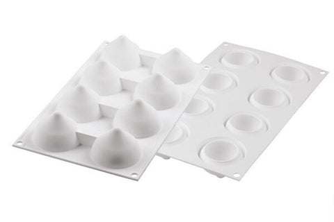 SILIKOMART CURVE GOUTTE55 - SILICONE MOULD N.8 ø54 H54 MM (pack of 10) CURVE GOUTTE 55 - iFoodservice Online