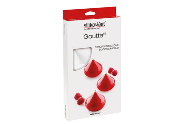 SILIKOMART CURVE GOUTTE55 - SILICONE MOULD N.8 ø54 H54 MM (pack of 10) CURVE GOUTTE 55 - iFoodservice Online