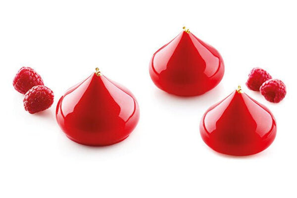 SILIKOMART CURVE GOUTTE55 - SILICONE MOULD N.8 ø54 H54 MM (pack of 10) CURVE GOUTTE 55 - iFoodservice Online