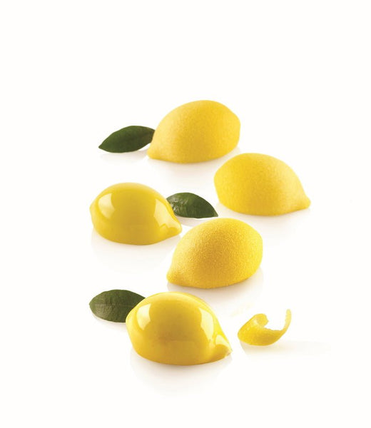 SILIKOMART CURVE LIMONE 30 - SILICONE MOULD N.15 LIMONE 55X38 H 27 MM + CUTTER (pack of 10) - iFoodservice Online